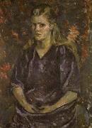unknow artist Painting of Anna Mahler oil painting on canvas